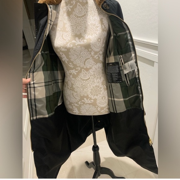 Barbour Malala Water Repellent Waxed Cotton Jacket Size 8 US - Picture 11 of 16